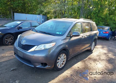 2011 Toyota Sienna Le из США, поврежденный, VIN 5TDJK3DC3BS017329